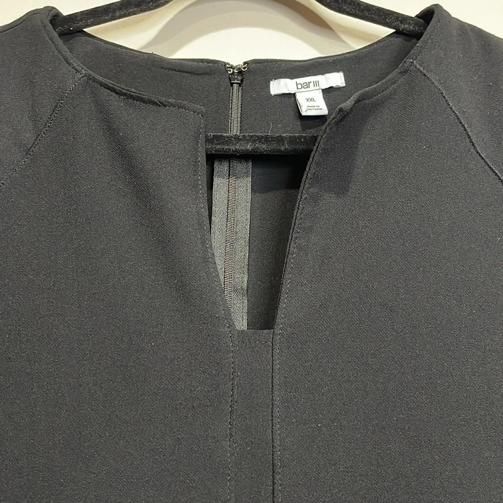 Size XXL BAR III SCUBA JET BLACK CAP SLEEVES - Picture 5 of 11